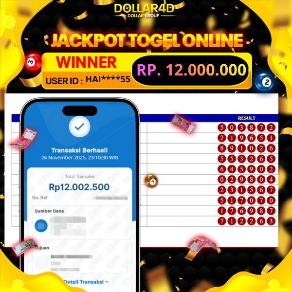 BUKTI JACKPOT HONGKONG POOLS 26/11/2025