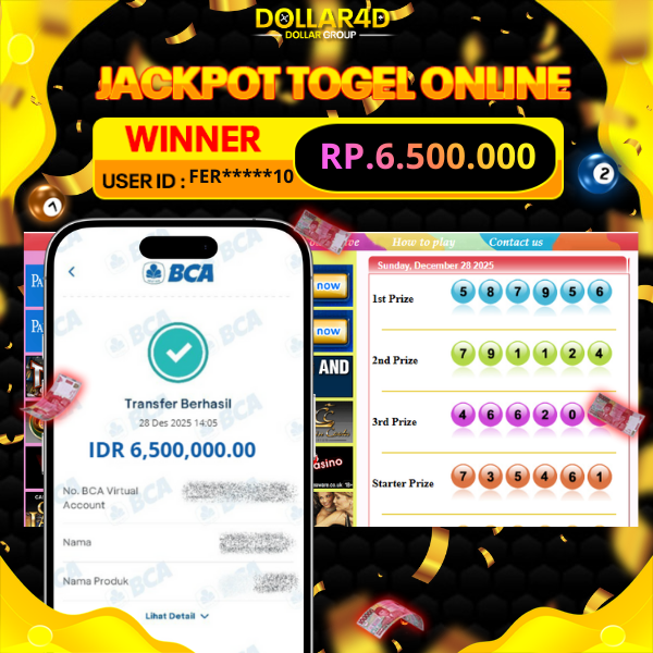 BUKTI JACKPOT SYDNEY POOLS 28/12/2025