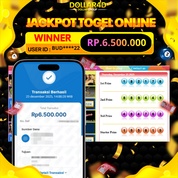 BUKTI JACKPOT SYDNEY POOLS 25/12/2025