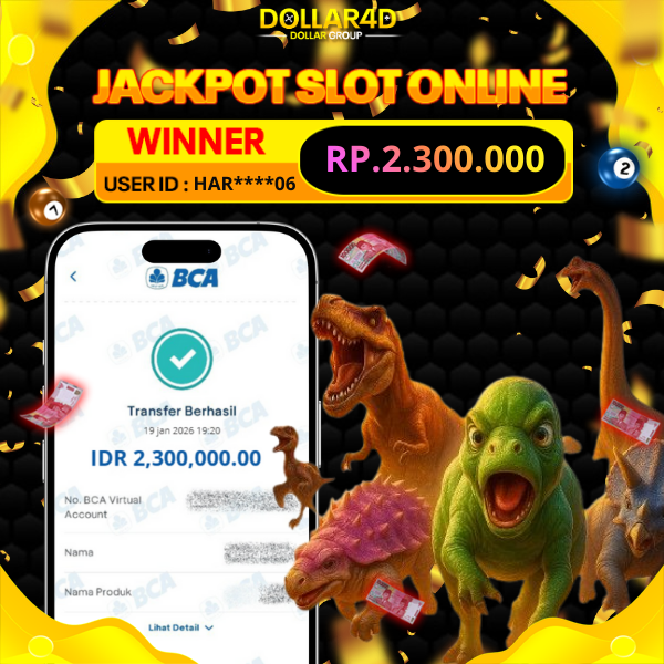 BUKTI JACKPOT SLOT  JURASSIC KINGDOM  19/1/2026