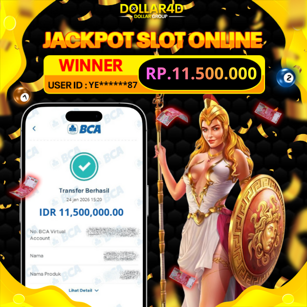 BUKTI JACKPOT SLOT  WISDOM ATHENA 1000   24/1/2026