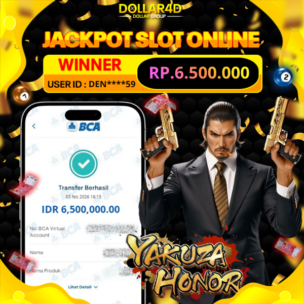 BUKTI JACKPOT SLOT   YAKUZA HONOR  03/2/2026