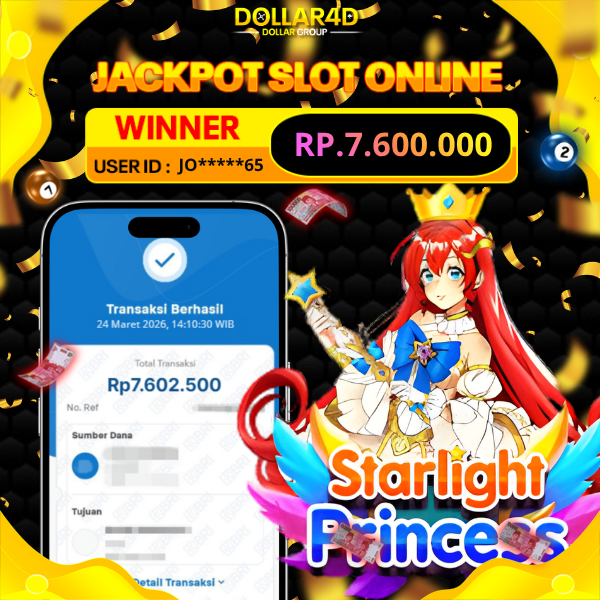 BUKTI JACKPOT  STARLIGHT PRINCES 1000  24/3/2026
