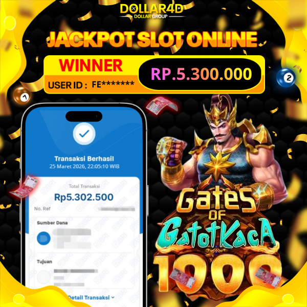 BUKTI JACKPOT    GATOT KACA 1000  25/3/2026