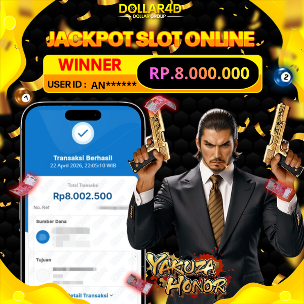 BUKTI JACKPOT   YAKUZA HONOR        22/4/2026