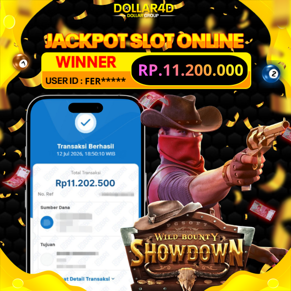 BUKTI JACKPOT  WILD BOUNTY SHOWDOWN 12/7/2026