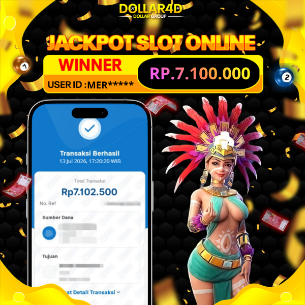BUKTI JACKPOT    TREASURES OF AZTEC     13/7/2026