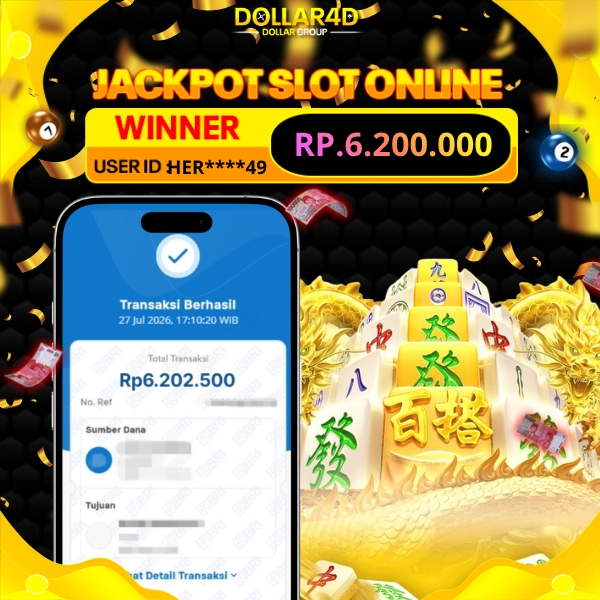 BUKTI JACKPOT  SLOT MAHJONG WAYS 2 27/7/2026