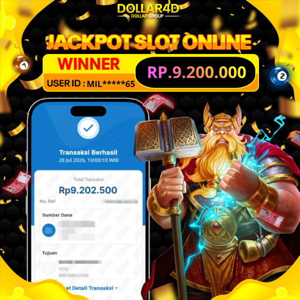BUKTI JACKPOT  POWER OF THOR MEGAWAYS     28/7/2026